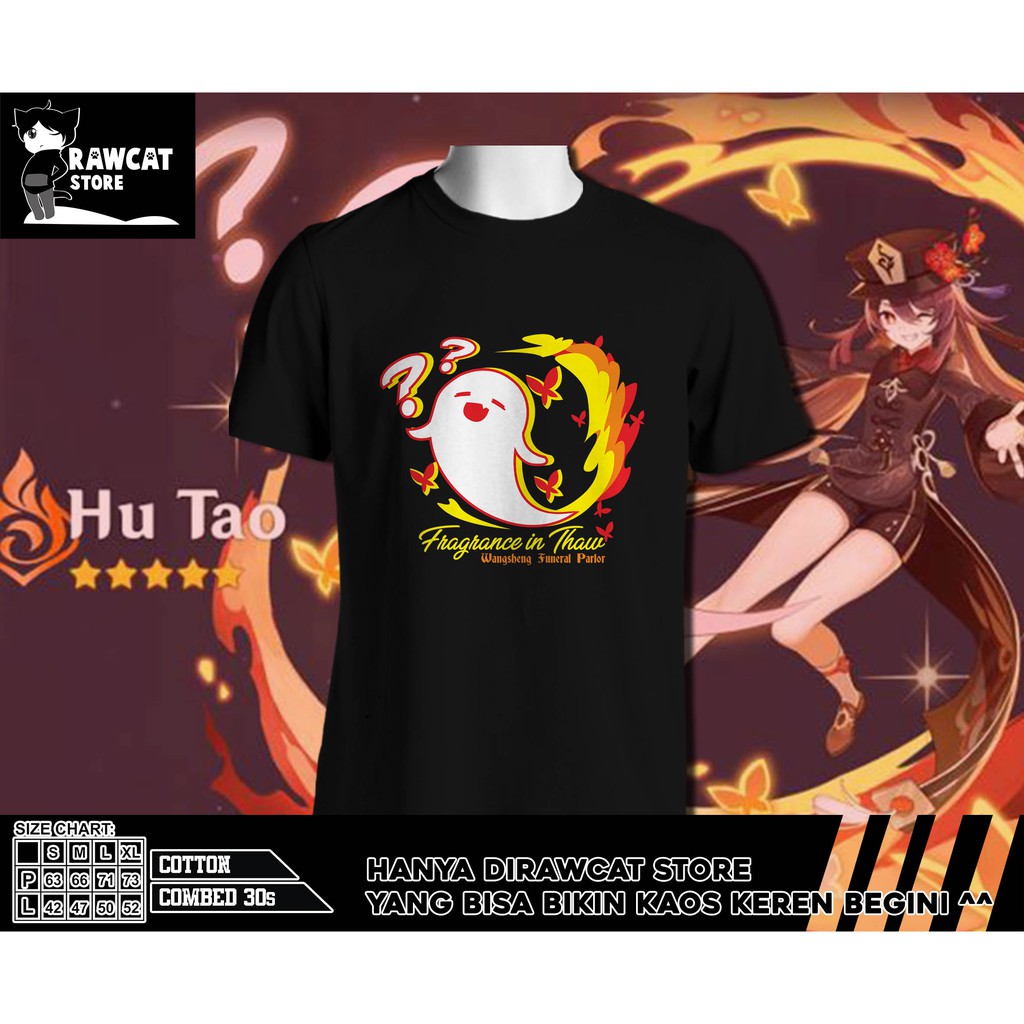 kaos pria game genshin impact hu tao
