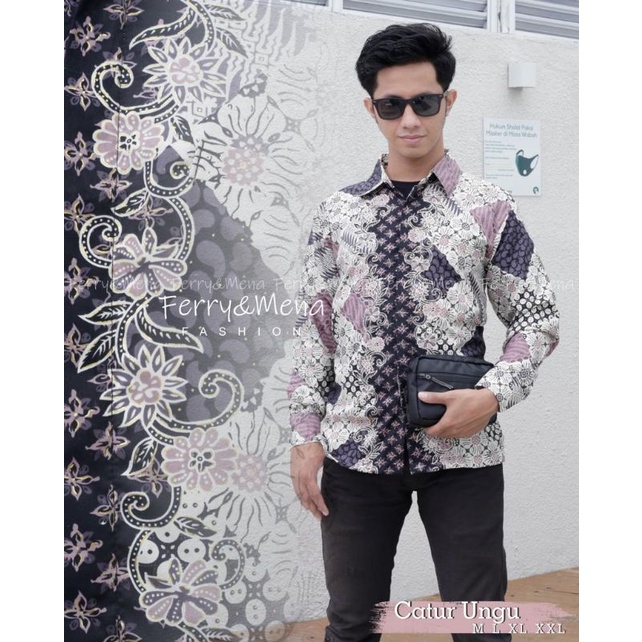 Motif Terbaru - Kemeja Batik Pria Lengan Panjang - Hem Batik Modern / Kemeja Batik Seragam