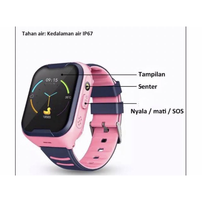 SMARTWATCH ANAK BISA VIDEO CALL 4G LTE