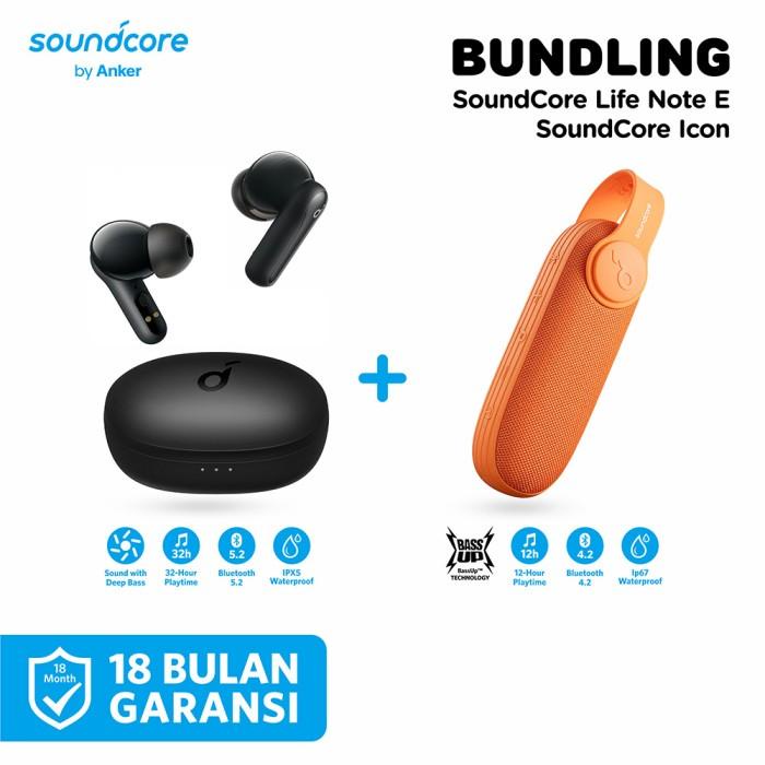 BUNDLING TWS Soundcore Life Note E A3943 +Speaker Soundcore Icon A3122