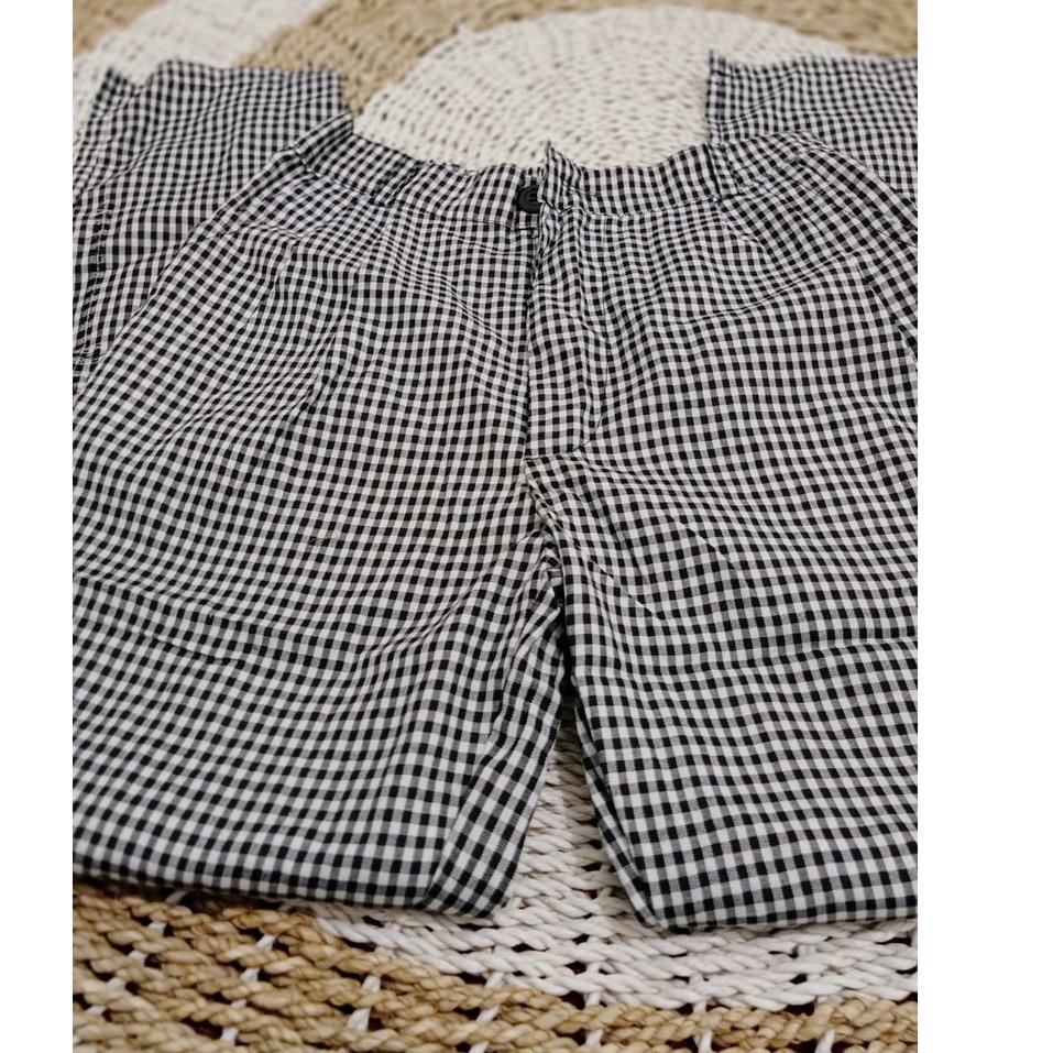 KLE BEST SELLER!! BOXY PANTS / CELANA PENSIL MOTIF TARTAN / MONOGRID MONOKROM PANTS / GREGOR PANTS☊✫