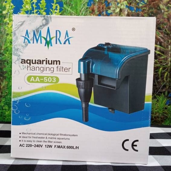 Amara AA-503 Filter Gantung akuarium Aquascape Hanging Filter Aquarium Hang on