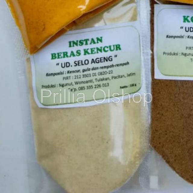 

Beras Kencur Instan Alami, Bubuk Minuman, Jamu/Suplemen Kesehatan