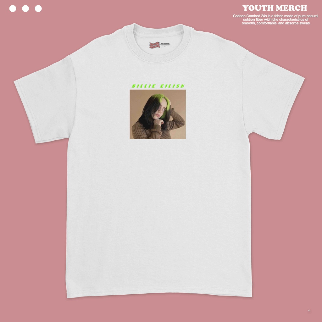 Kaos Musik Billie Eilish - Musik Merch | Unisex | Baju Billie Eilish | Billie Eilish Tees