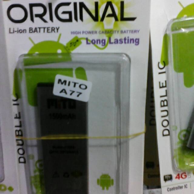 baterai batere battery mito a77 original