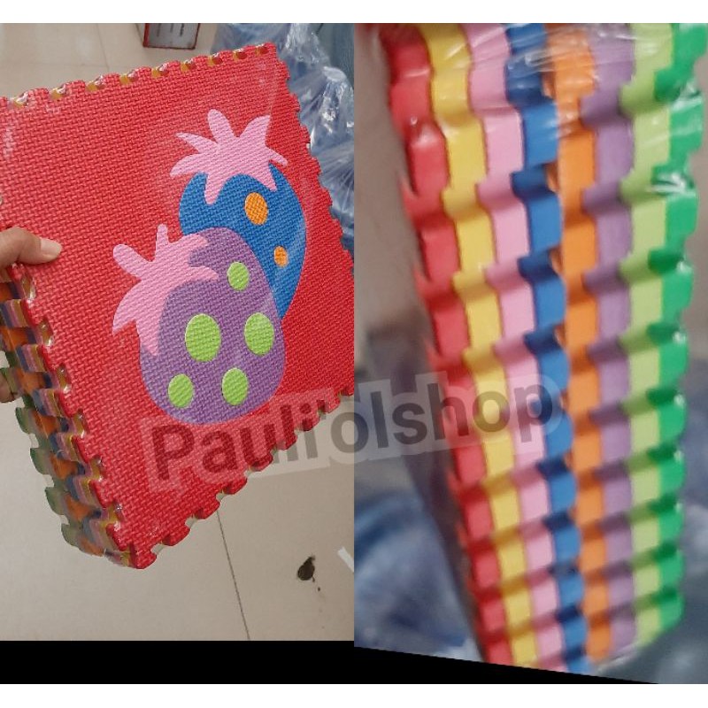 8 psc Karpet atau alas lantai puzzle atau susun 31 x 31