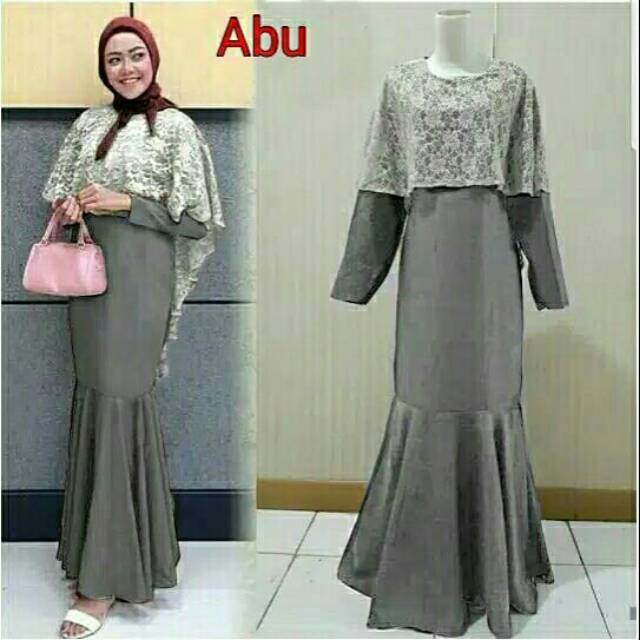DRESS MALLIS DUYUNG / MAXI DUYUNG / DRESS BRUKAT