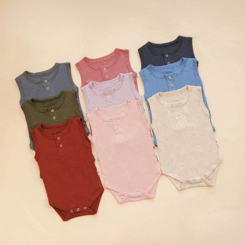 Nice Kids-Jumper bayi 0-1tahun SNI Sleeveless Snap Bodysuit Premium