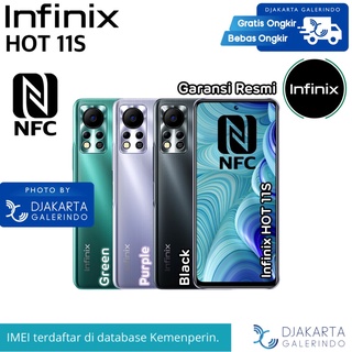 Infinix HOT 11S NFC 4/64GB - 6/128GB ( 64 + 128 ) - Garansi Resmi Infinix