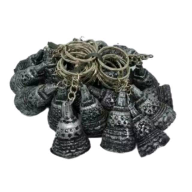 TERMURAH! SATU SET GANTUNGAN KUNCI BENTUK STUPA BOROBUDUR ISI 20 PCS BAHAN FIBERGLASS SOUVENIR JOGJA