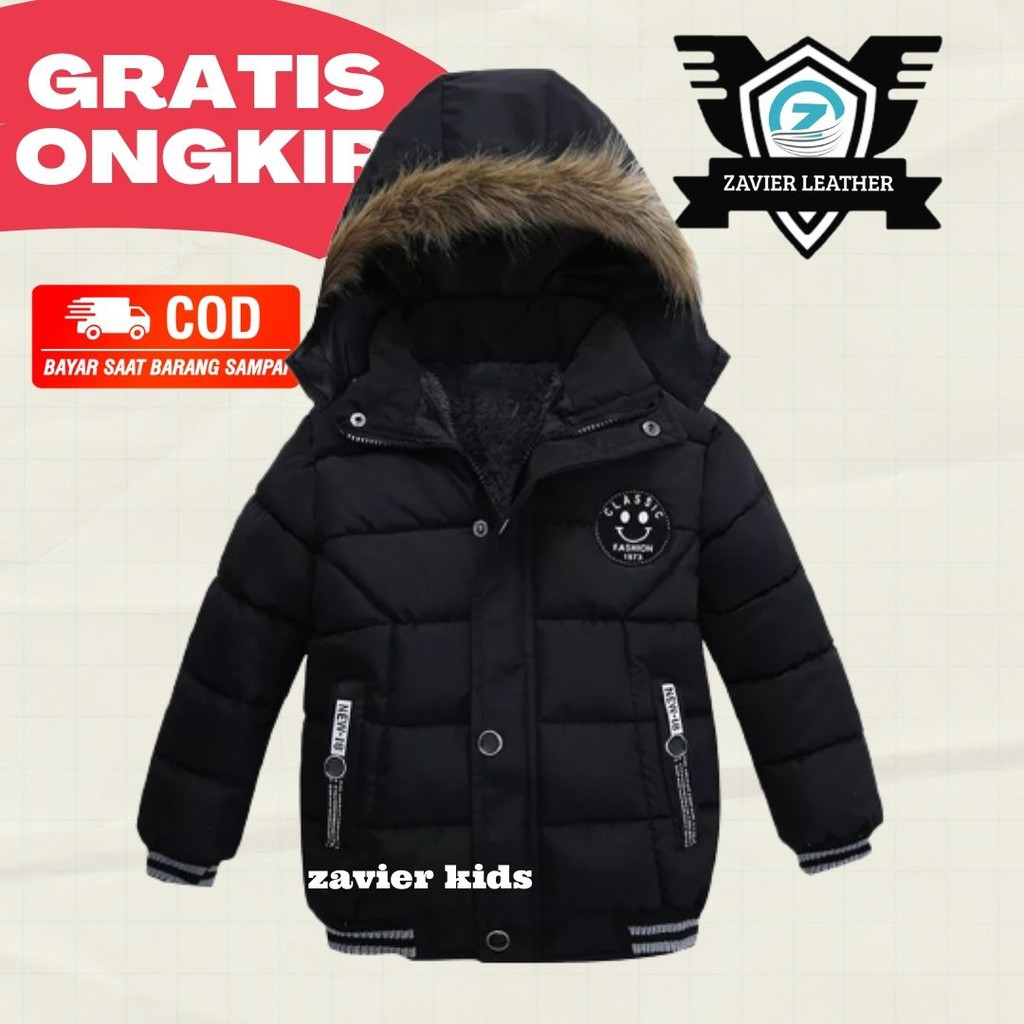 Jaket Winter Anak Hoodie Musim dingin