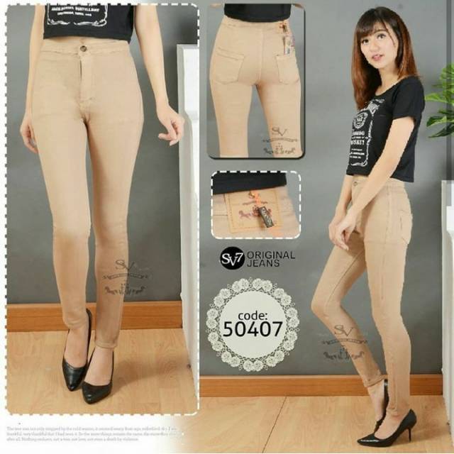 HW JEANS SV7 ORIGINAL COKLAT
