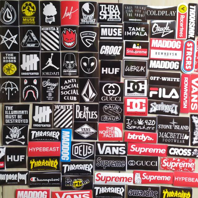  STIKER  DISTRO  KOTAK BAHAN GRAFTAC Shopee Indonesia