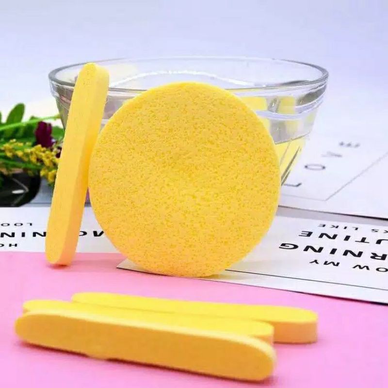 sponge wajah stik kentang facial stick sponge Hivey C Hivey isi 12