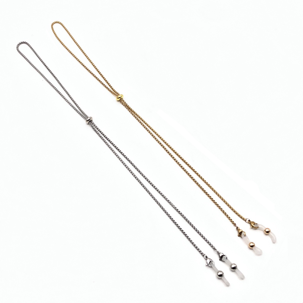 Rantai Extender Holder Kacamata / Masker Anti Hilang Bahan Metal