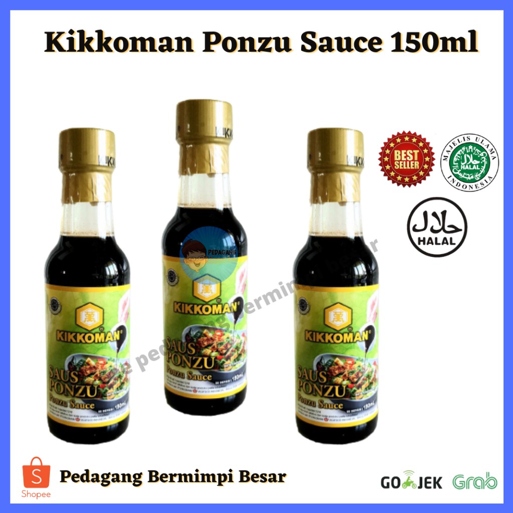 Kikkoman Ponzu Sauce 150ml / Saus Ponzu | Kecap Ponzu