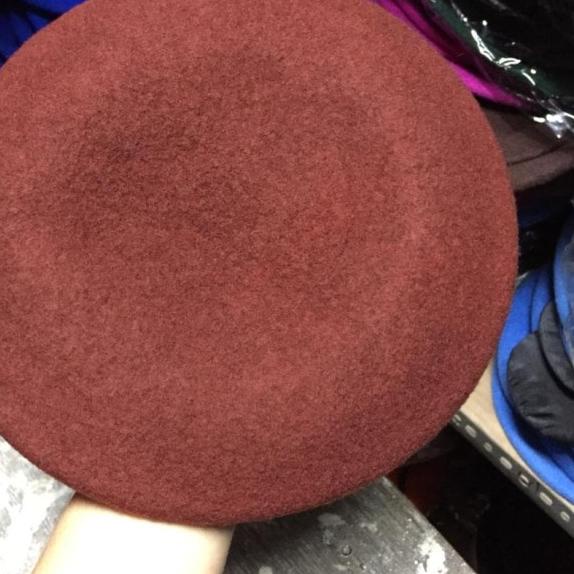 ♪ Topi Baret Taruna AKPOL, Camel asli Onta Hitam - 56 ➫