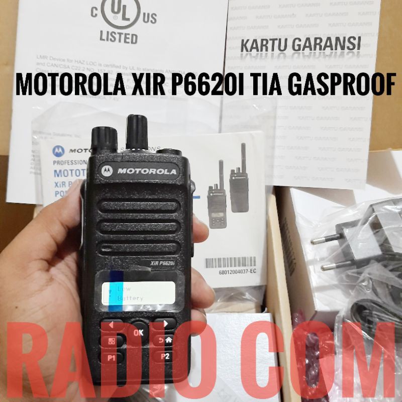 HT MOTOROLA XIR P6620i VHF GASPROOF IS HT EXPLOSION PROOF MOTOROLA XIR P6620i IS VHF EXPLOSION PROOF ORIGINAL XIR P6620i VHF IS 136-174 MHz