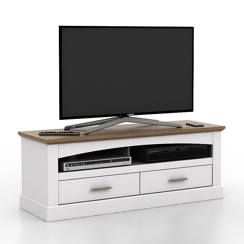 Furniture Meja Rak TV Ruang Tamu Kayu Minimalis