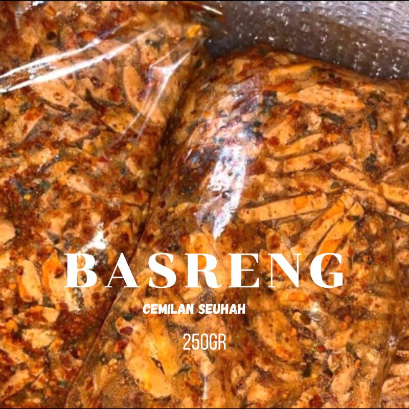 basreng pedas extra daun jeruk isi 250gram