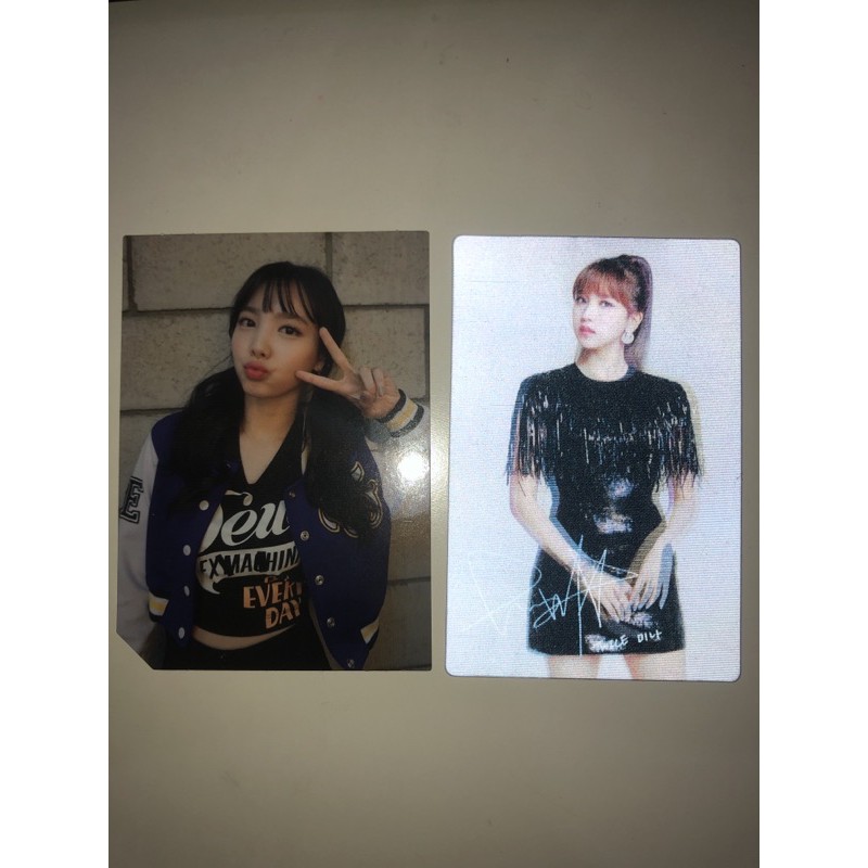 TWICE Nayeon and Mina Photocards - Page Two, Twicelights Lenti