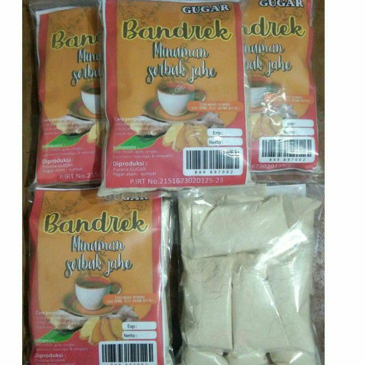 

Bandrek/Minuman Serbuk Jahe Gugar