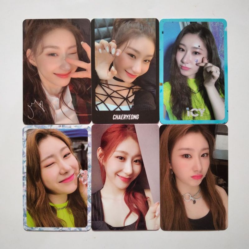photocard chaeryeong itzy pc icy wannabe nbd may