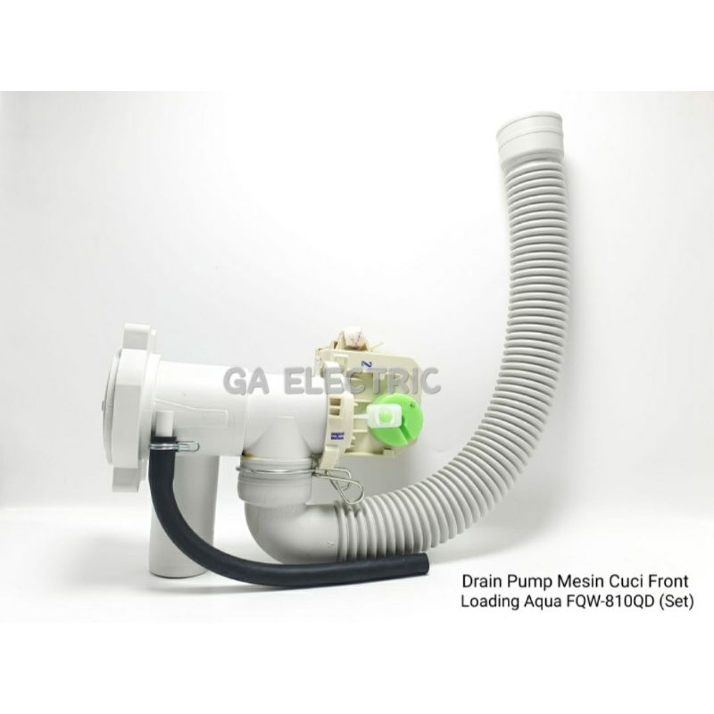 SATU SET DRAIN PUMP XPQ-8 MESIN CUCI AQUA FRONT LOADING FQW-810QD