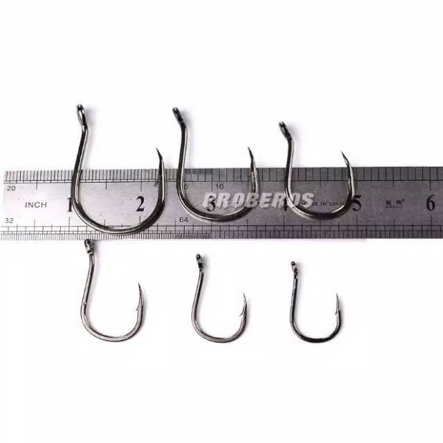 10PCS KAIL PANCING JIGGING CARBON SIZE 1/0 SD 4/0