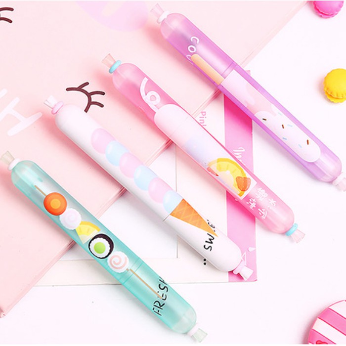 

Keren!! Pulpen Gel Sosis Food 0.5mm