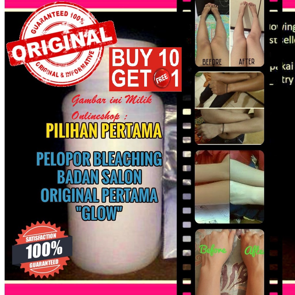 Bleaching Pemutih dan Penghalus Kulit Badan Ampuh Aman