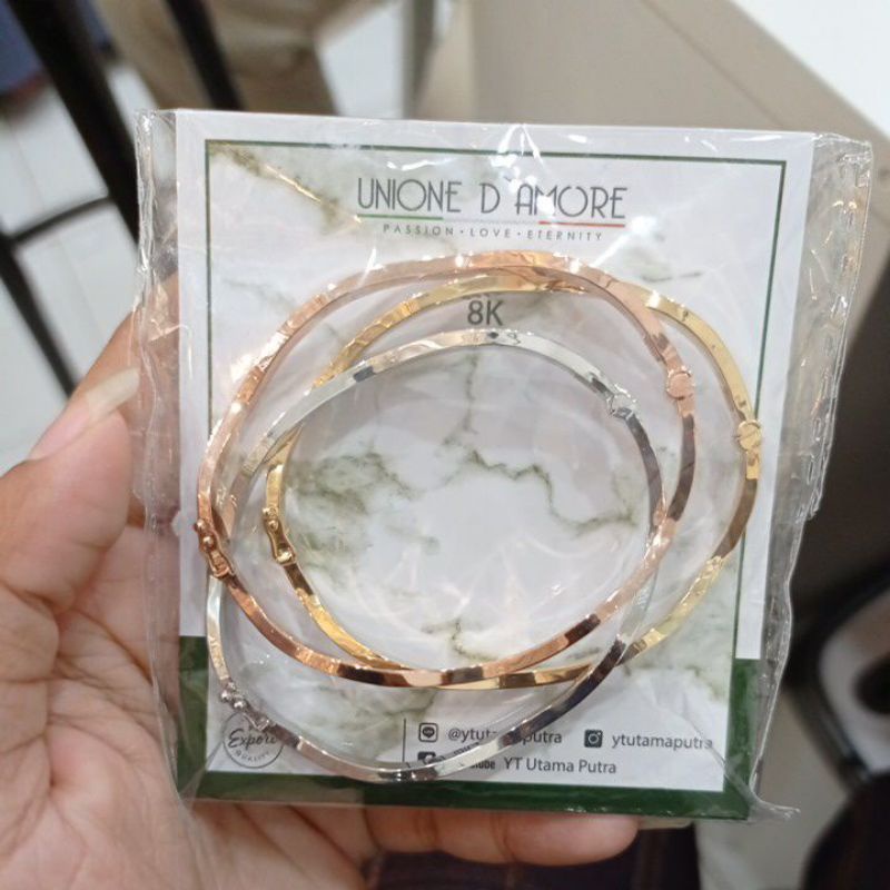 cartier gelombang set kadar 375