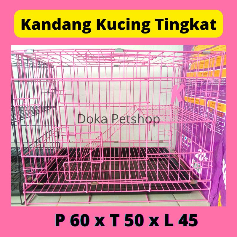 Kandang Kucing Tingkat Lipat