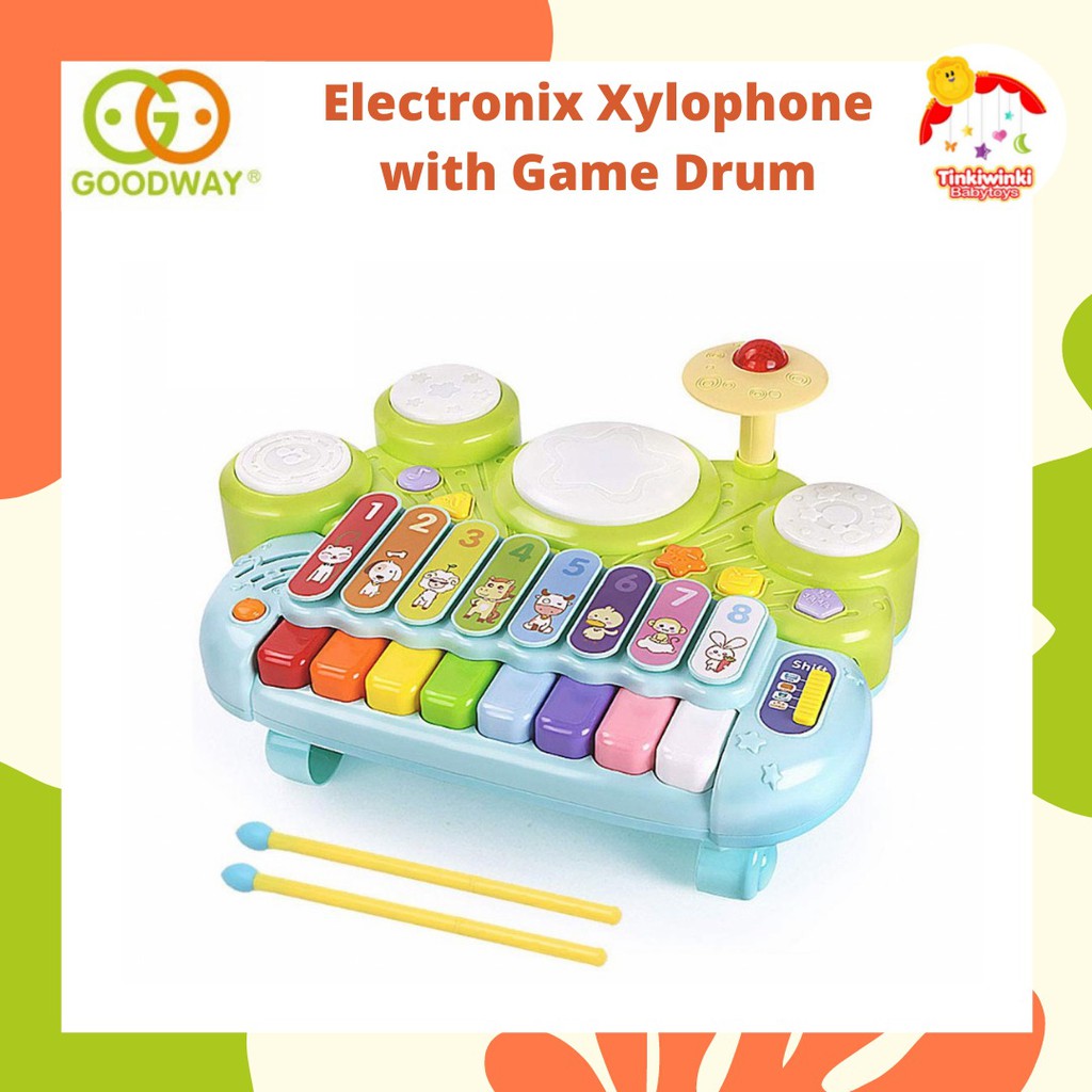 Goodway Electronix Xylophone with Game Drum