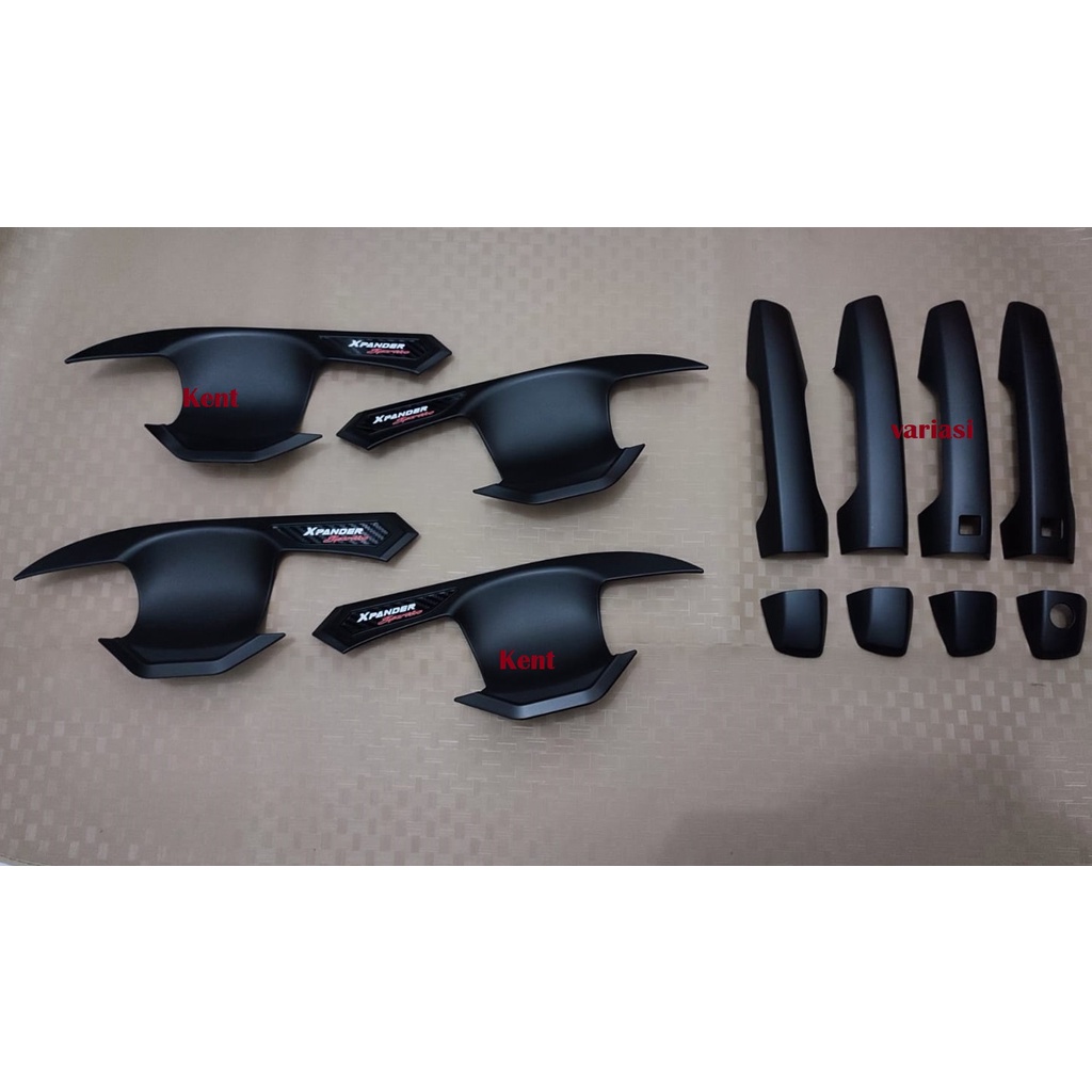 Outer mangkok Cover Handle Mobil Xpander 2017 Up Hitam Doff