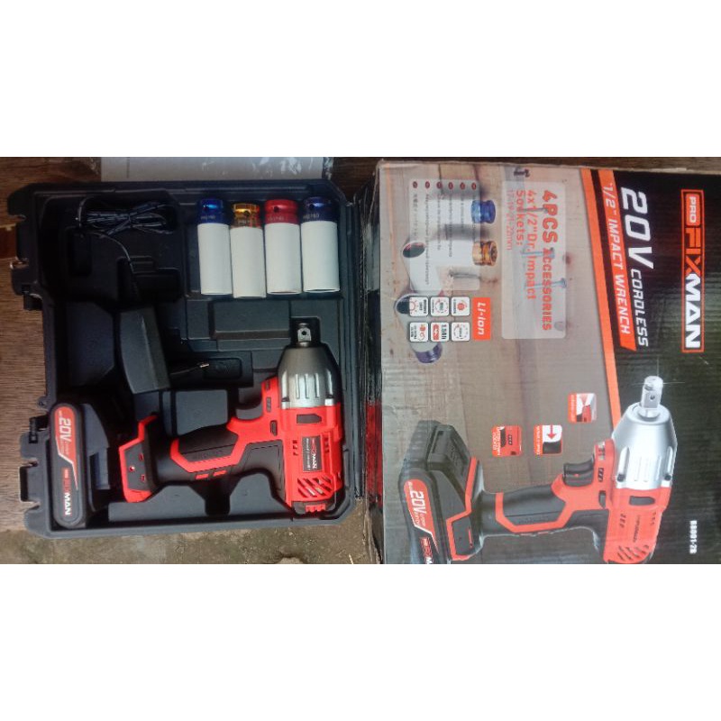 IMPACT WRENCH FIXMAN 20V CORDLESS (R8001-2B) BNIB