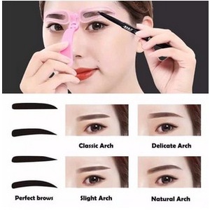 Cetakan Alis 8In1 Eyebrow Template Delapan Model Alis Mata Cetakan Alis 8 Model