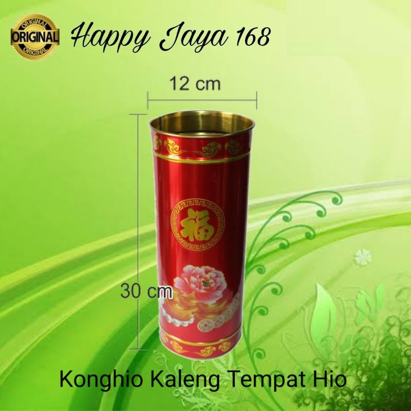 Konghio Kaleng Tempat Taruh Hio Import