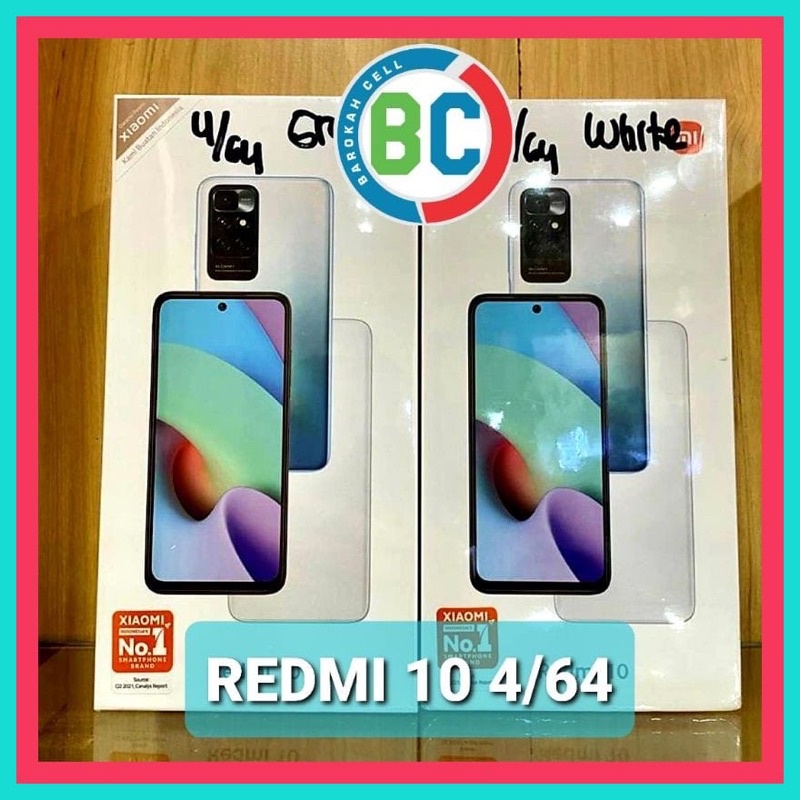 Xiaomi Redmi 10 4/64 Garansi Resmi TAM 1 Tahun