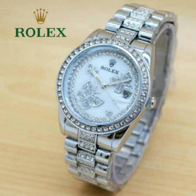 Jam Tangan Rolex Kupu-kupu / Jam Tangan Wanita