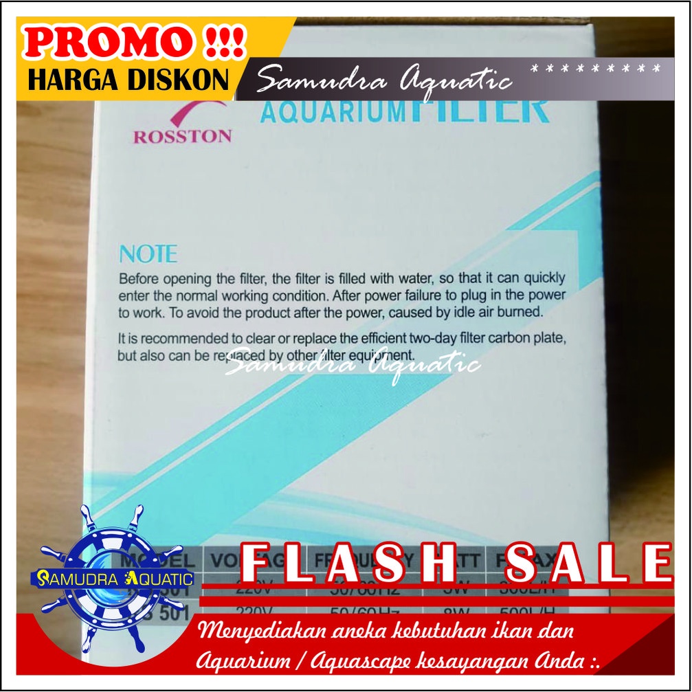 Pompa Filter GANTUNG Aquarium Aquascape, Hanging Filter Aquarium Aquascape HEMAT ENERGY (FREE Bublewrap)