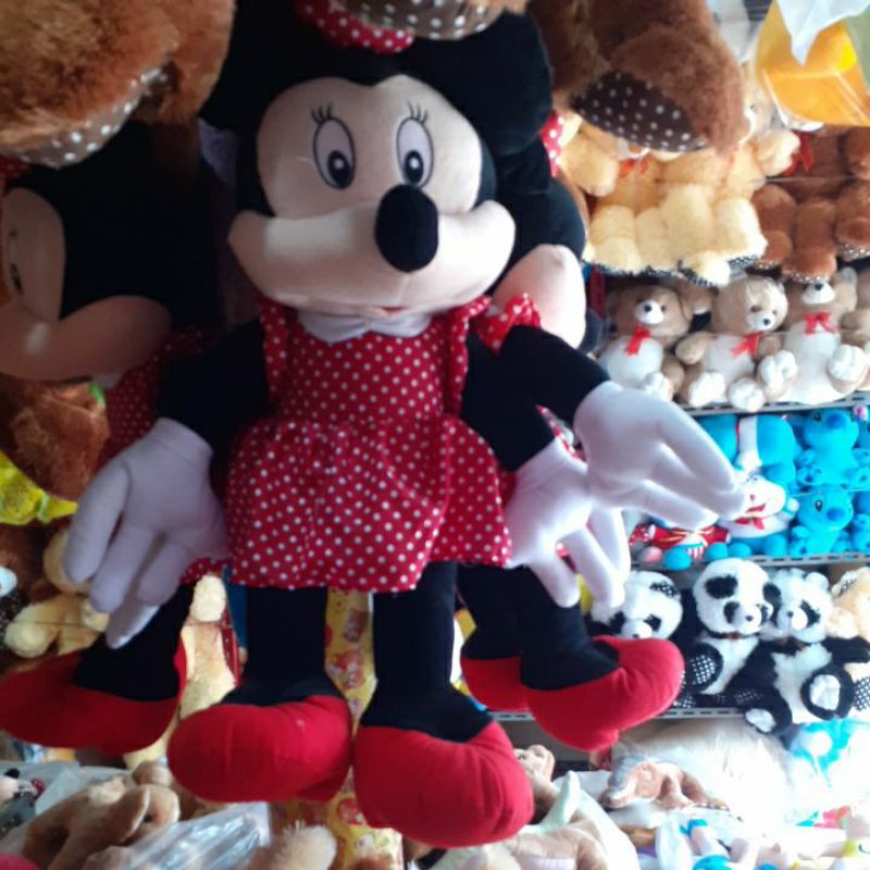 FTO ASLI! BONEKA MINNIE MINI MICKEY MIKI MOUSE GIANT SUPER JUMBO BESAR Murah