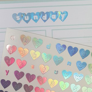  STIKER  ALPHABET NUMBER FOIL GOLD HOLOGRAM  Shopee  Indonesia