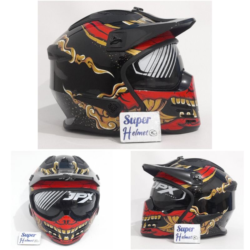 Helm JPX MX 726R Motif MX06 SECOND SYNDICATE