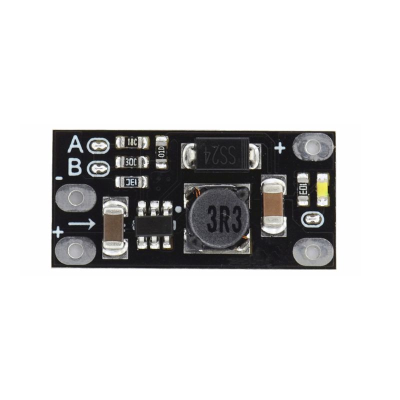 Gro Multifunction Mini Lithium Boost Module Step Up Board 3.7V to 12V LED Indicator DIY Electronic Voltage Regulator