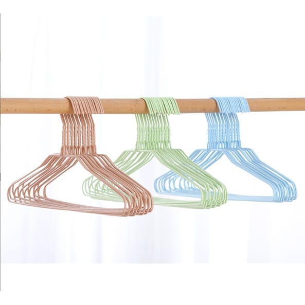 Gantungan Baju Pakaian / Hanger Pakaian Laundry Anti Slip Warna / Cloth Hanger / Gantungan Baju Berwarna