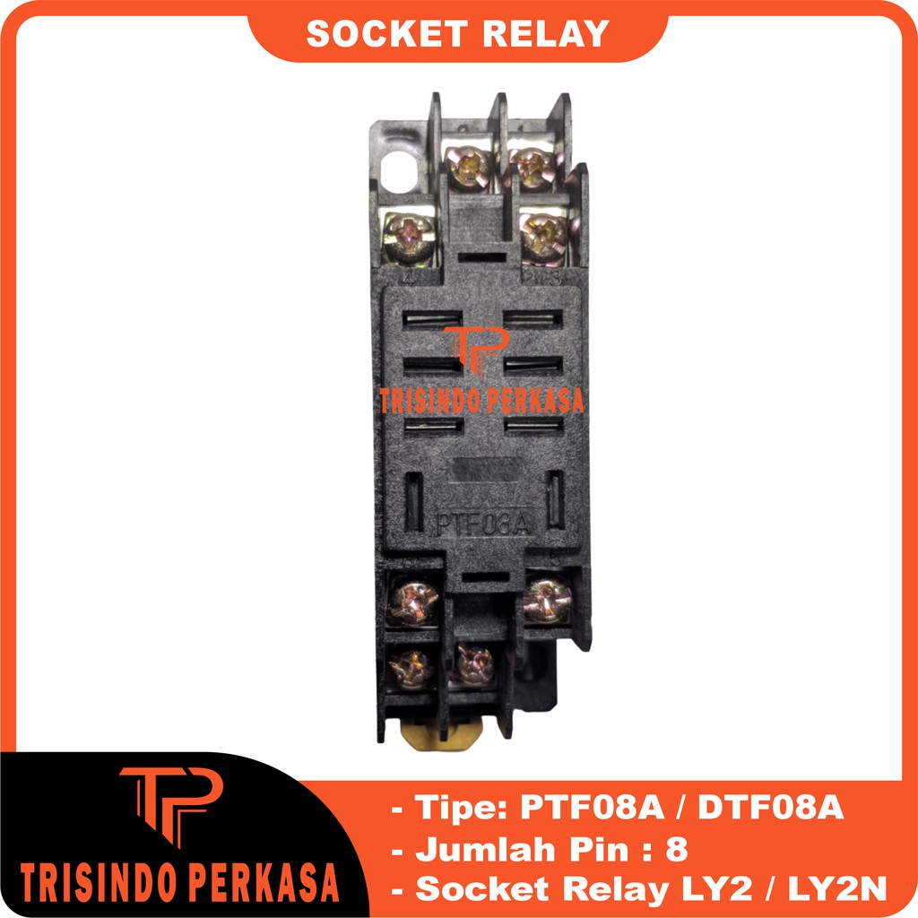 SOCKET RELAY LY2/LY2N PTF 083A 08A 8pin