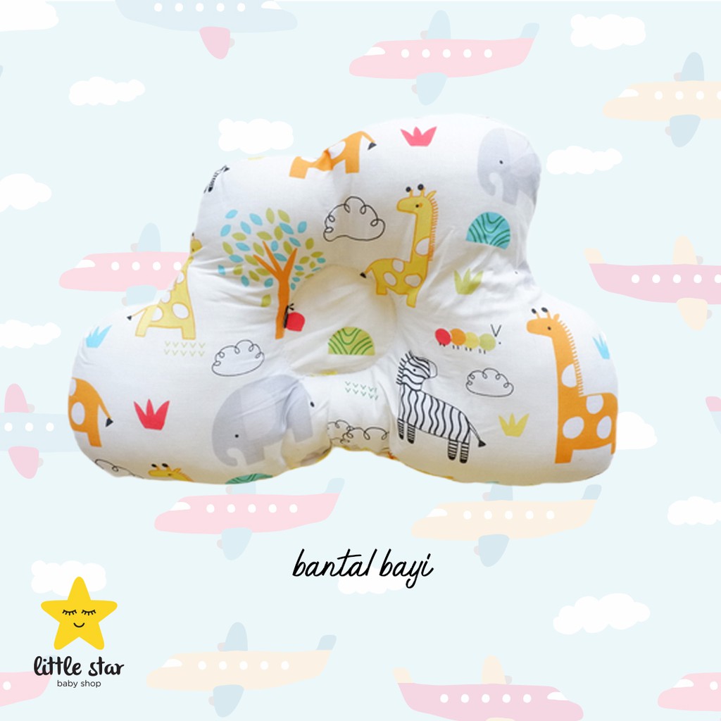 Bantal Peyang Bayi Crown Cloud