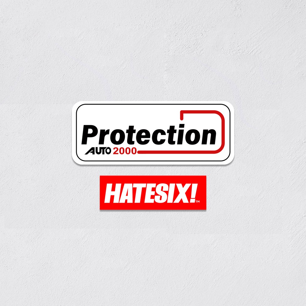 Stiker Decal  Protection Auto 2000 Hatesix