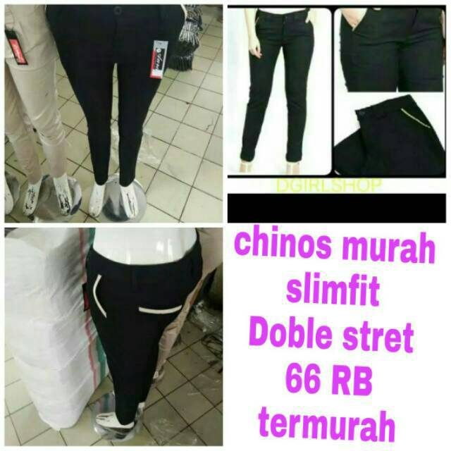 CELANA CHINOS WANITA)CELANA CINO/CELANA KANTOR CHINOS/DOBLE STRET